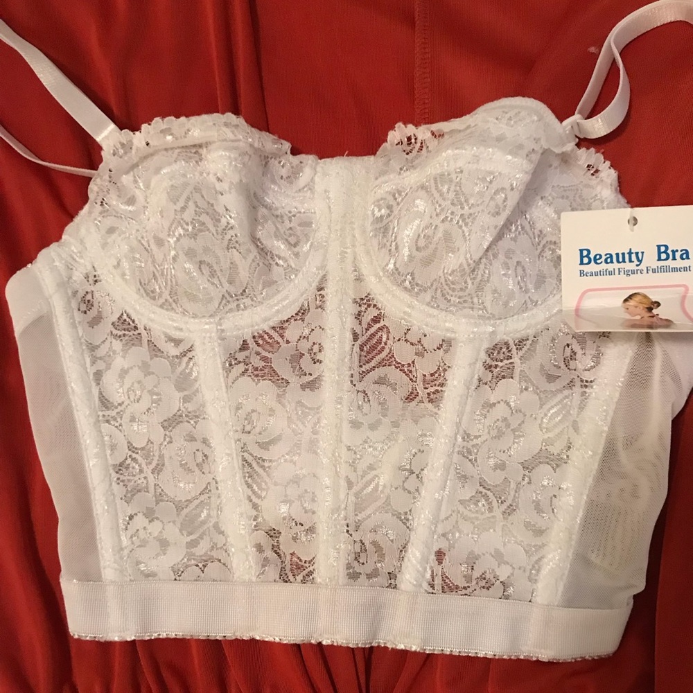 White Lacey corset